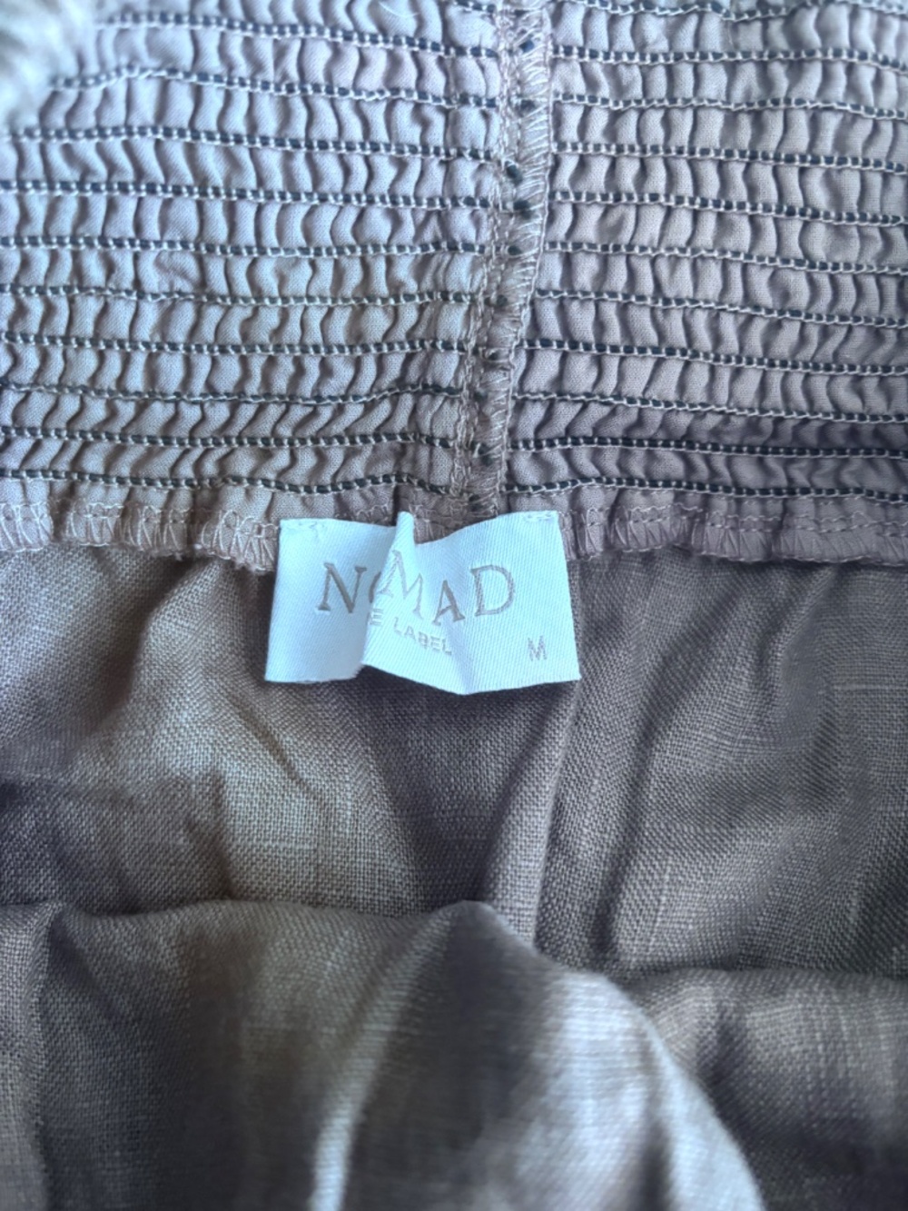 Nomad Aurora French Linen Skirt Cinnamon Size M - Picture 4 of 4